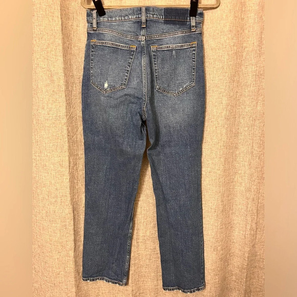 Abercrombie & Fitch The Ankle Straight Ultra High Rise Jeans Size 8 or 29 - Picture 3 of 4